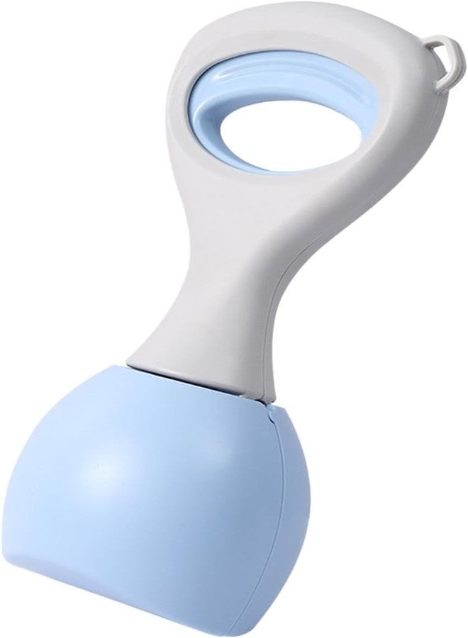PRETOX Pet Poop Picker - Pooper Scooper for Small Potty Animal Waste Cleaner, Portable Dog Cleaning Pickup Folding Sanitary Pick Up Dispense with Steel Lock Large Dogs Tool Outdoor Picker, Large_ Blue - Image 3
